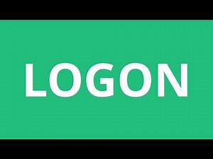 How To Pronounce Logon - Pronunciation Academy