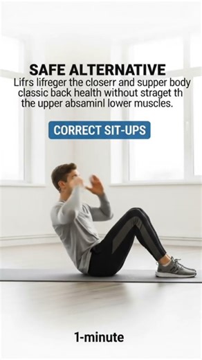 #Safe Alternative to classic sit-ups.