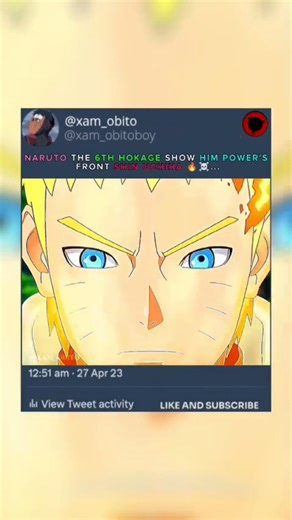 Naruto The 6th Hokage #narutoedits #narutoanimeshorts #shorts #narutoshippudenshort