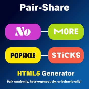 Ultimate Think-Pair-Share Generator | Offline HTML5 Tool