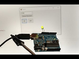 GUI app for Arduino using Visual Basic شرح بالعربى