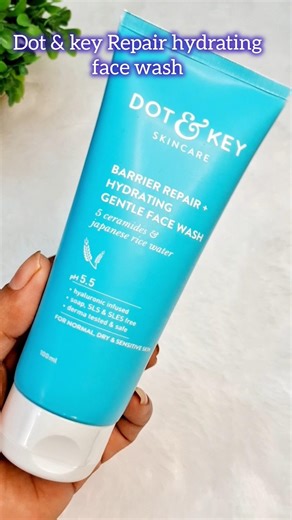 Dot & key barrier repair hydrating face wash✨honest Review #beauty #shorts #ytshorts