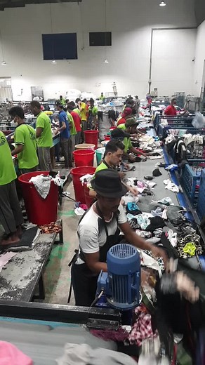 Efficient Clothing Sorting in a Busy Industrial Facility