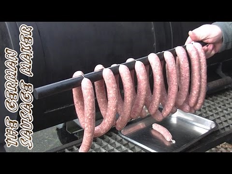 German Sausage Maker, Smoket Bratwurst Würstchen littleGasthaus