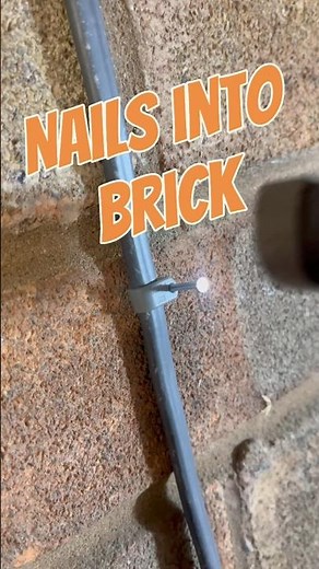 How To Clip Cable To Brickwork #shorts #cable #electrician
