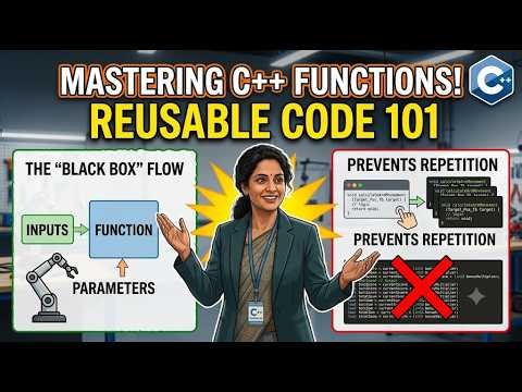 C++ Functions Explained: Write Clean, Reusable Code (No More Repeating!)