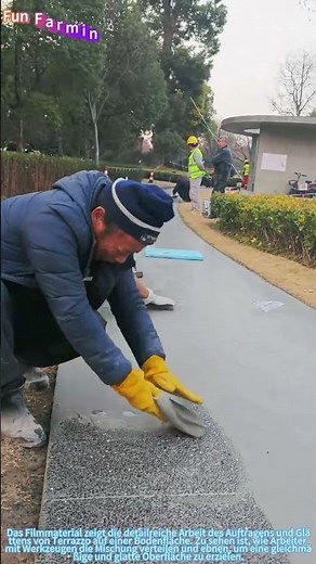 Die Kunst des Terrazzobodens: Das Handwerk eines Meisters