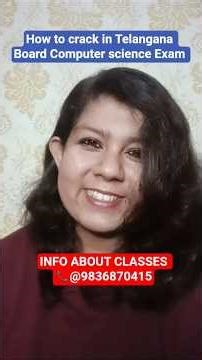 Crack Telangana Board Computer Science Exam | Smart Preparation Tips #TSBoard #ComputerScience