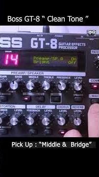Boss GT-8 | Clean Tone Settings #multieffects #cleantone #chorus
