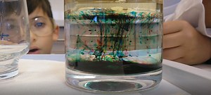 Experimento con agua y aceite: lluvia de colores - Repte Experimenta