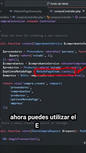Enums in Laravel: Practical Uses and Benefits #laravel #webdevelopment #shorts