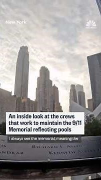 An inside look at the crews that work to maintain the 9/11 Memorial reflecting pools