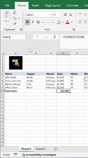 How to Name a Cell In Excel & Refer It In Another Sheet.