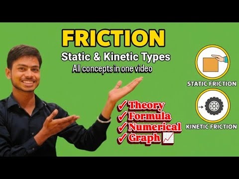 Laws of motion 08 | #friction , types of friction | #class11 #physice #numericals | concept academy