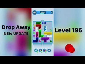 Drop Away Level 196 Walkthrough - NEW UPDATE | Step-by-Step Guide 🧠 | SolutionGuruji
