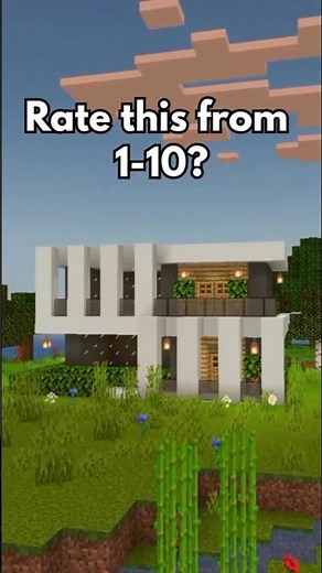 Modern House Tutorial 🏡 #minecraft