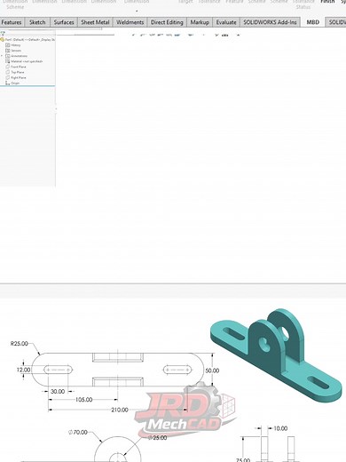 Solidworks Extrude & Mirror: Easy CAD Tutorial