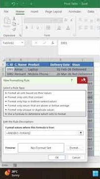 🚀 Apne Kaam Ko Automate Kare – Excel Conditional Formatting Trick! #learnexcel #excelAuto highlight