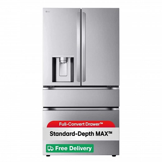 Reviews for LG 29 cu. ft. SMART Standard Depth MAX French Door Refrigerator with Full Convert Drawer in PrintProof Stainless Steel | Pg 1 - The Home Depot