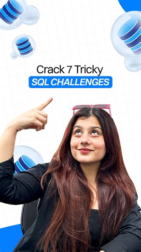 Newton School | Build a Tech Career  on Instagram: "7 Essential SQL Scenarios & How to Solve Them Like a Pro! From complex joins to optimising queries, mastering these challenges will take your database skills to the next level. Want to take your SQL skills to the next level? Comment "SQL" to get the links! #data #datascientist #datascience #sql #resource #tips #careers #job #jobs #tricks #newtonschool"