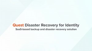 Disaster Recovery for Identity: Protect hybrid AD environments | Quest