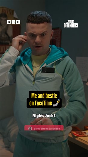 If you don't FaceTime like this, you're doing it wrong #YoungOffenders #iPlayer | BBC One