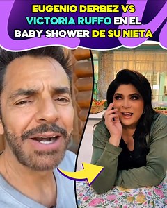 Eugenio Derbez vs Victoria Ruffo en el baby shower de su nieta | Novel Info