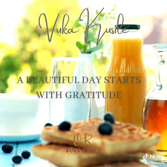Vuka Kusile☕️ Choose gratitude, Choose love and Choose life. Happy Chooseday🌻🌼💐 #angelofthemorning
