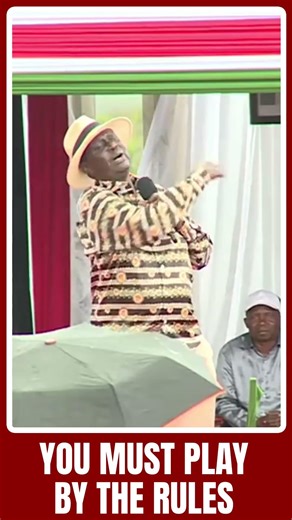 Play by the rules - Oburu Odinga #youtubeshorts #fypviralシ #news #oburuodinga #odm #railaodinga