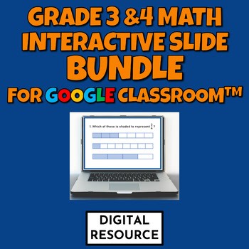 3rd 4th Grade Math Interactive Slide Bundle Google Classroom Digital Resource