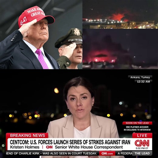 🚨 WOW! President Trump's strikes against Iran tonight are being described as "PUNISHMENT — NOT proportional" after the mullahs violated the MoU and struck vessels in the Strait of Hormuz — CNN, citing US official47 is SAFE at his hotel tonight in Turkey, and made clear he's NOT afraid to unleash regardless of where he is 🔥New footage shows HUGE FIRES breaking out in Bandar Abbas, per @RapidReport2025 ONGOING strikes.