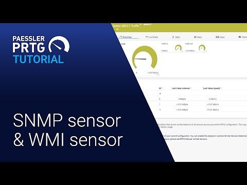 PRTG Tutorial - Monitor Your Bandwidth with SMNP and WMI