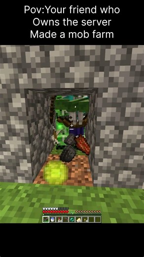 He said he used silk touch #minecraft #gaming #shorts