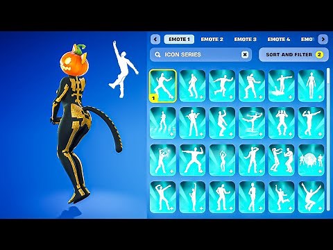 ALL 384 FORTNITE ICON SERIES DANCES & EMOTES (Chapter 1 - Chapter 7)