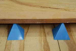 Set of 4 TPU Painters Pyramids | Digital Blue | Solid Base | 3D Printed in USA | Non-slip Flexible Supports for Painting, Resin, & Crafts - Etsy