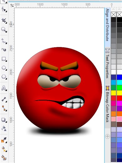 Coreldraw beginners tutorial, graphics design, 3D emoji graphics design, logo design #graphicsdesign #coreldraw #art #trending