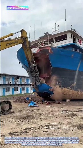 The Final Voyage: Dismantling a Decommissioned Ship