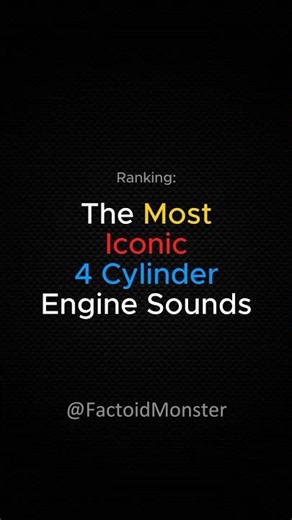 The Most Iconic 4-Cylinder Engine Sounds Ever