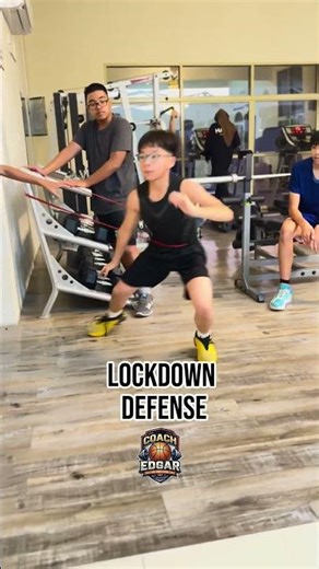 Resistance Band Defensive Drill | Quick Laterals to Explosive Closeout