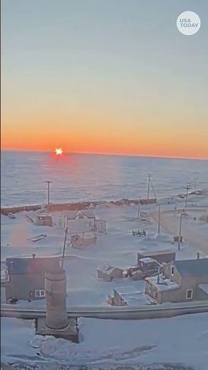 City in Alaska enters endless daylight period. See the time-lapse video.
