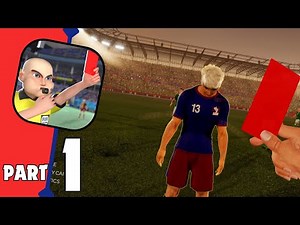 Referee Simulator 3D | Part 1 ⚽ First Match Decisions & Red Cards!