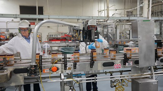 Inside the Skippy peanut butter factory