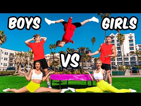 BOYS vs GIRLS Extreme Gymnastics Challenge