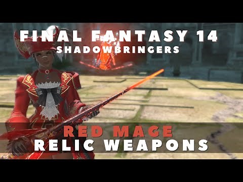 FFXIV - Red Mage ShB Relic Weapons - Talekeeper, Law's Order Rapier, and Blade's Temperance!