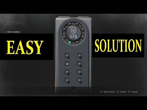 Resident evil 2 Remake How to unlock portable safe puzzle (solution)