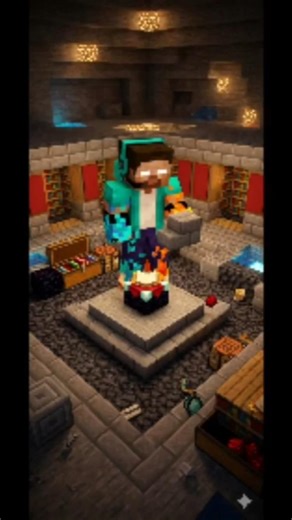 First step of Enchanting Area in Minecraft