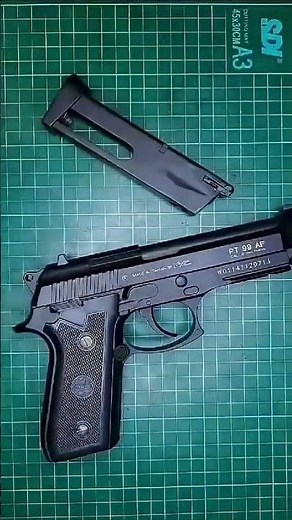 Alat Olahraga Airsoftgun Airgun DNW TACTICAL Taurus PT92 Blowback Full Auto Co2 Power