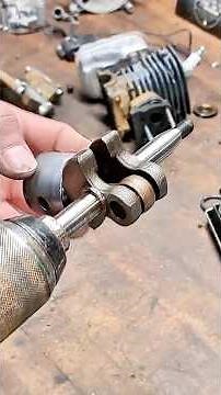 How to change linear motion into rotary motion #mechanic #crankshaft #fyp