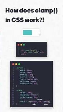 📏 CSS clamp() Explained | Responsive Sizing Made Easy 🚀 #coding #webdevelopment