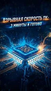⚡ ВЗРЫВНАЯ СКОРОСТЬ ПК: 3 минут и готово! 💻